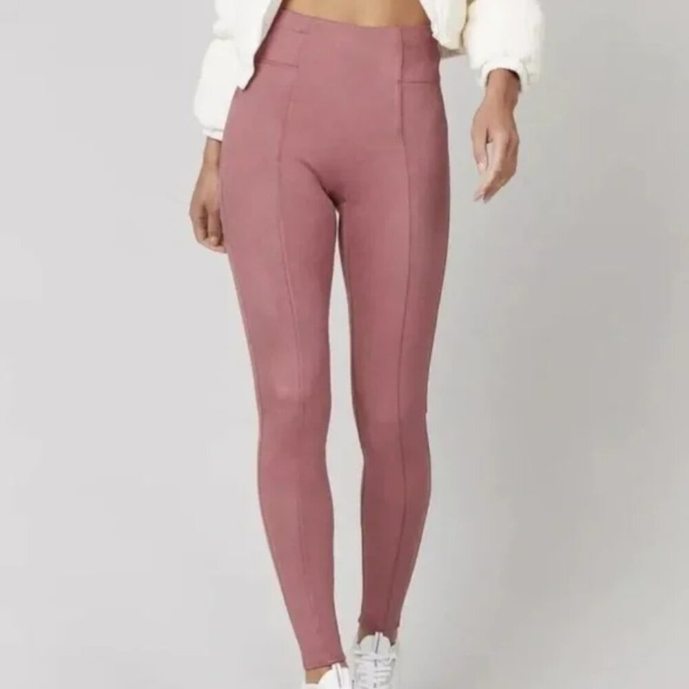 Spanx Faux Suede Leggings L